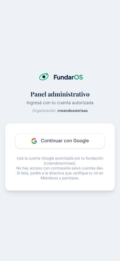 Ingreso con Google