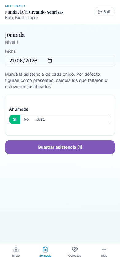 Jornada de asistencia