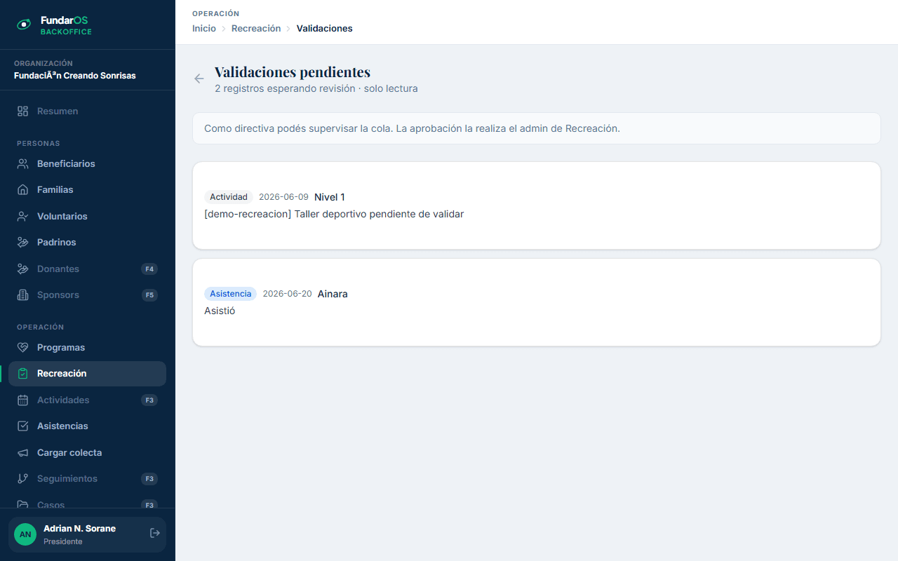 Validaciones